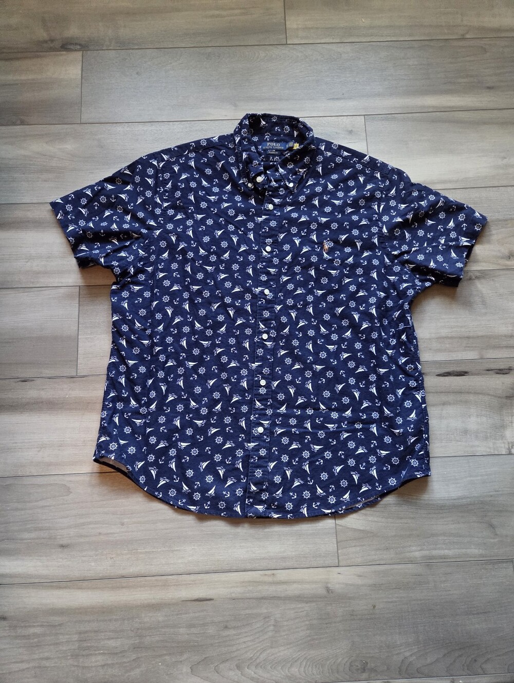 Polo Ralph Lauren Short-Sleeve Printed Button-Down Shirt